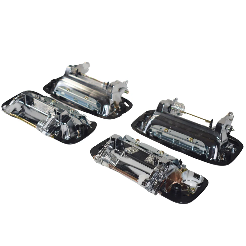 4 Pcs Front & Rear Outer Door Handle Chrome - Suitable for Landcruiser 80 Series 1990-1998 - Image 2