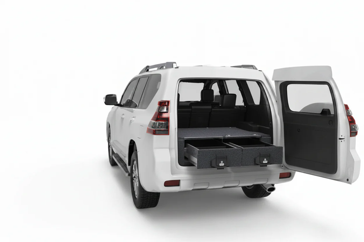 4wd Interiors Drawer System Suitable for Toyota Prado 150 Series