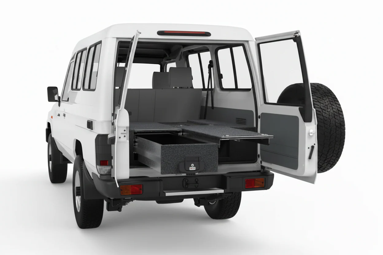 4wd Interiors Drawer System Suitable for Toyota LandCruiser 70 Series