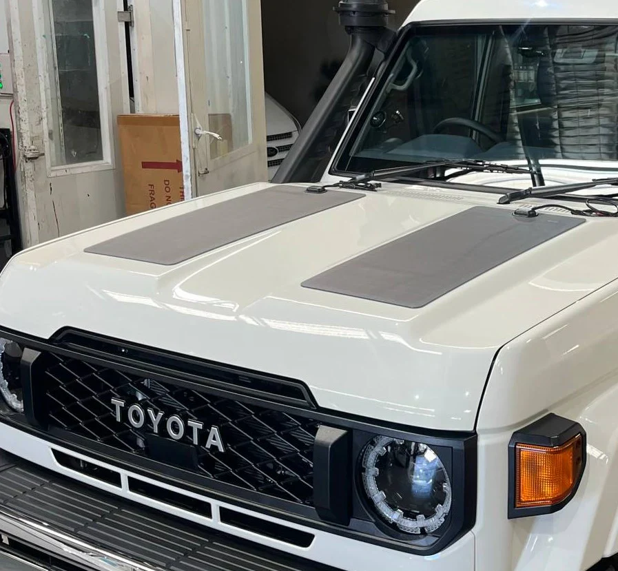 Bonnet Solar Panel - Suitable for Toyota Landcruiser 79 Series GDJ 2.8 (2024-Current) - 70 Watts - Image 3