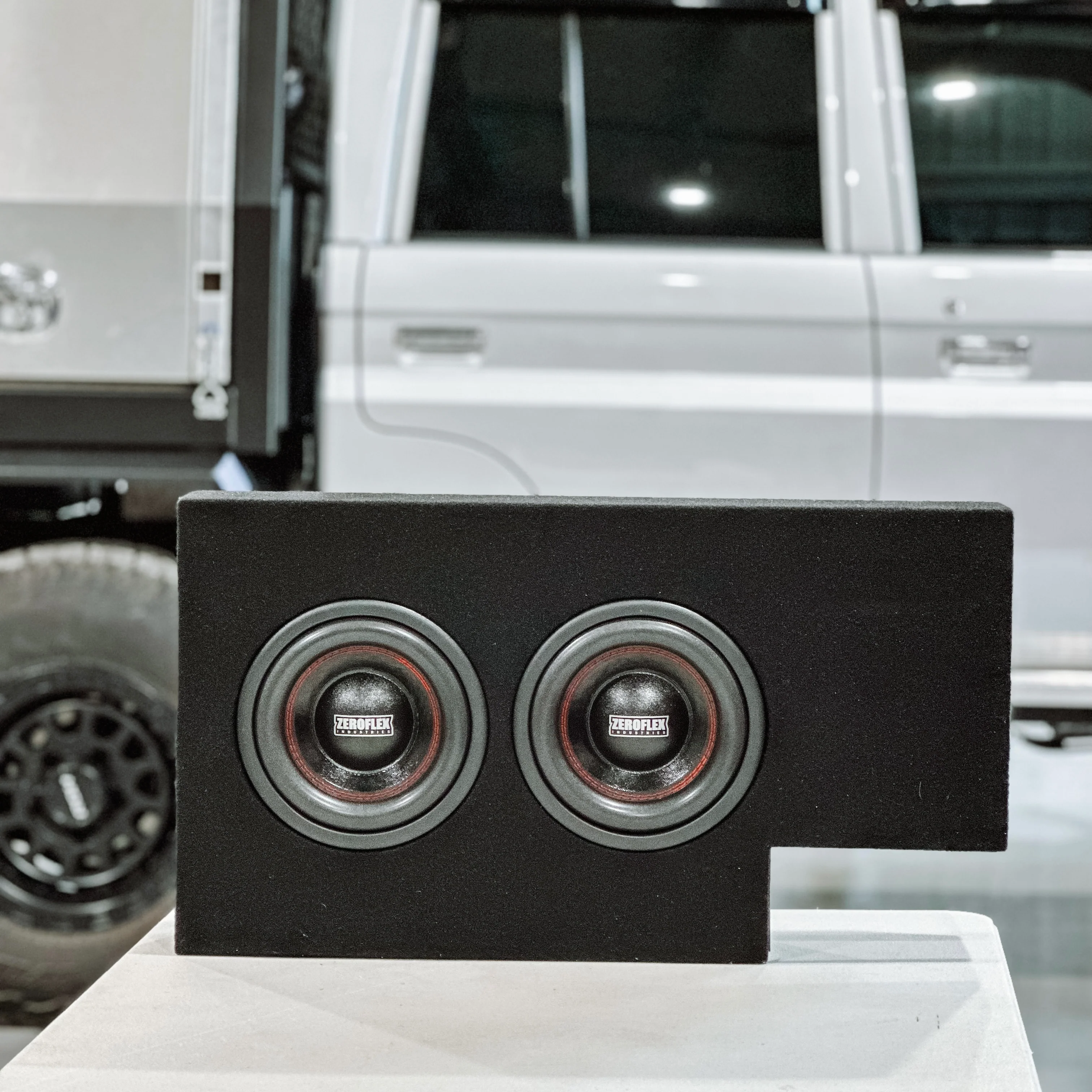 Dual 8" Sub Box - Suitable for 79 Series LandCruiser Dual Cab - Image 3