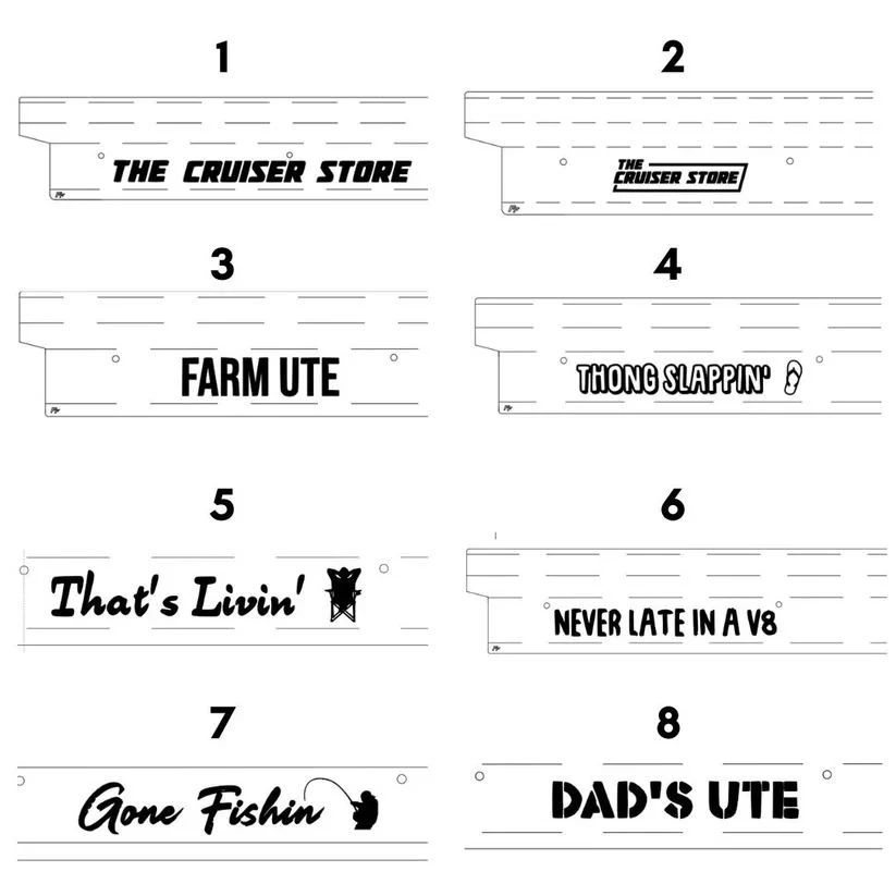Stainless Steel Sill Trims - Suitable for use with 60 Series LandCruiser - Image 9