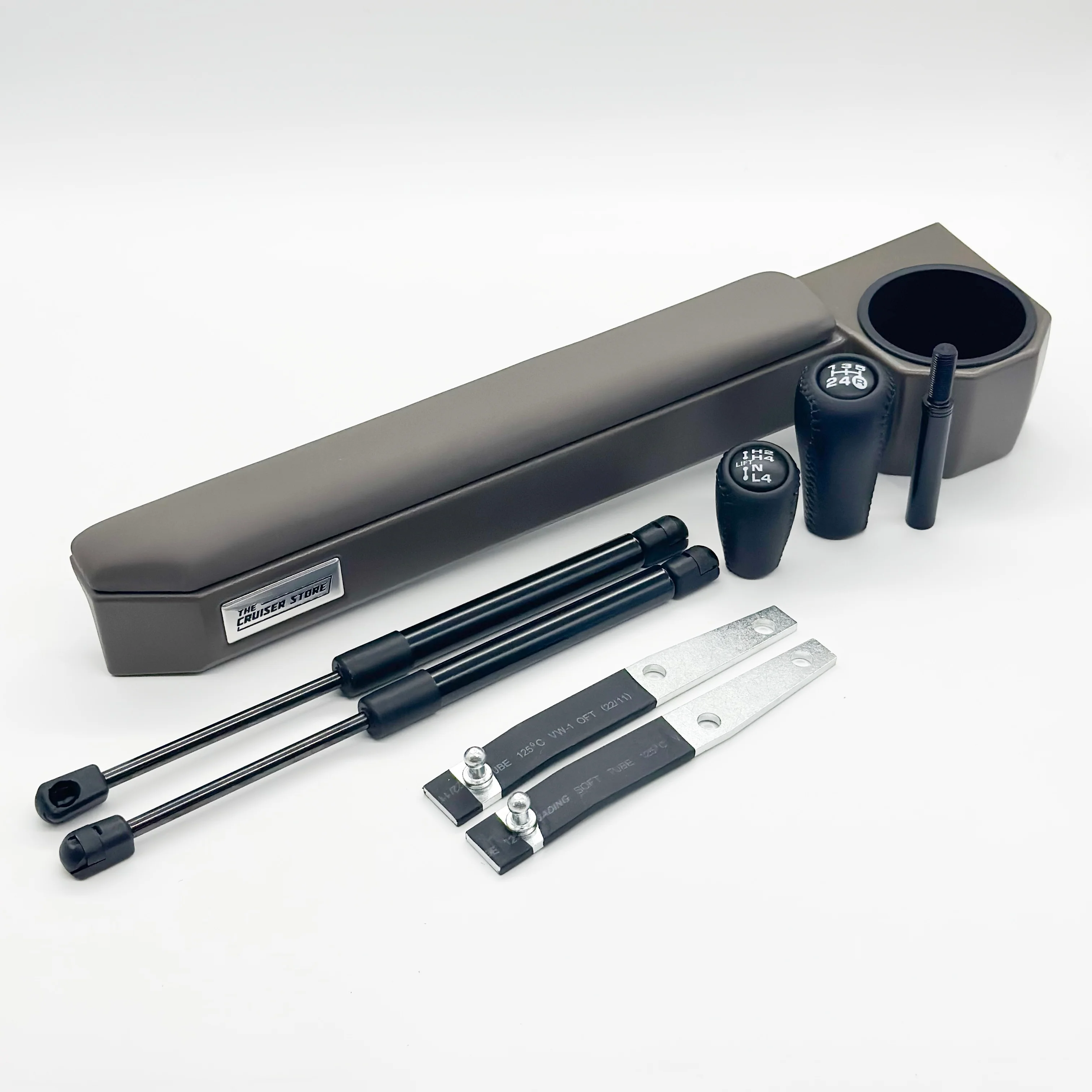Armrest, Leather Gear Knob Set, Extension & Struts - To Suit 70 Series LandCruiser - Image 3