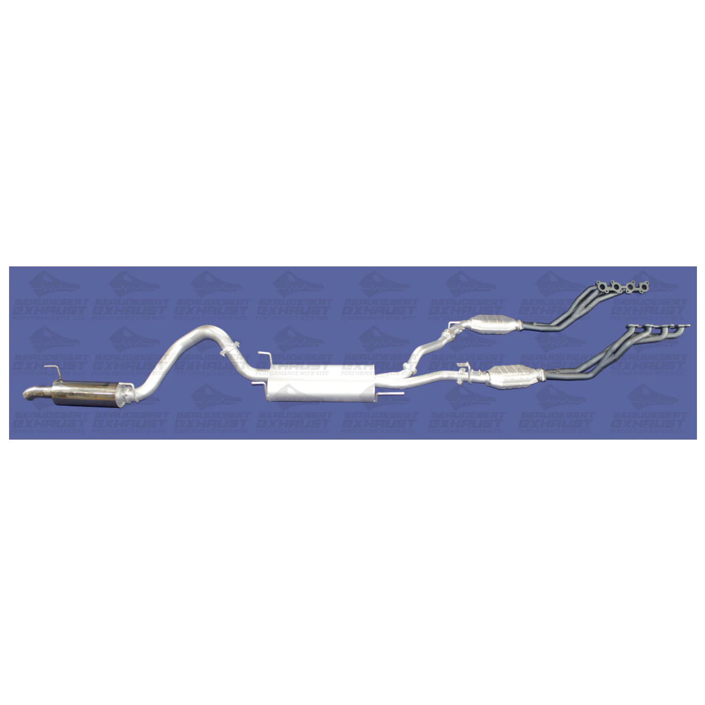 Beaudesert Exhaust - Suitable for TOYOTA LANDCRUISER 1998-2007 100 Series IFS 4.7L 2UZ-FE V8 Petrol Exhaust - Image 2