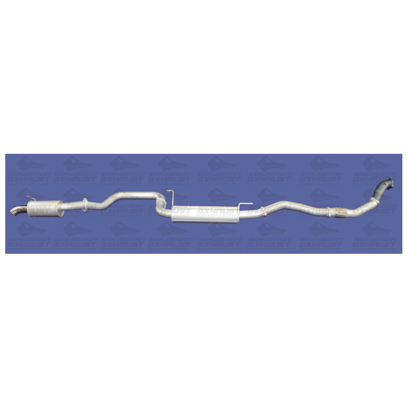 Beaudesert Exhaust - Suitable for TOYOTA LANDCRUISER 1998-2007 105 Series Solid Axle 4.2L 1HZ Turbo Diesel Exhaust - Image 2