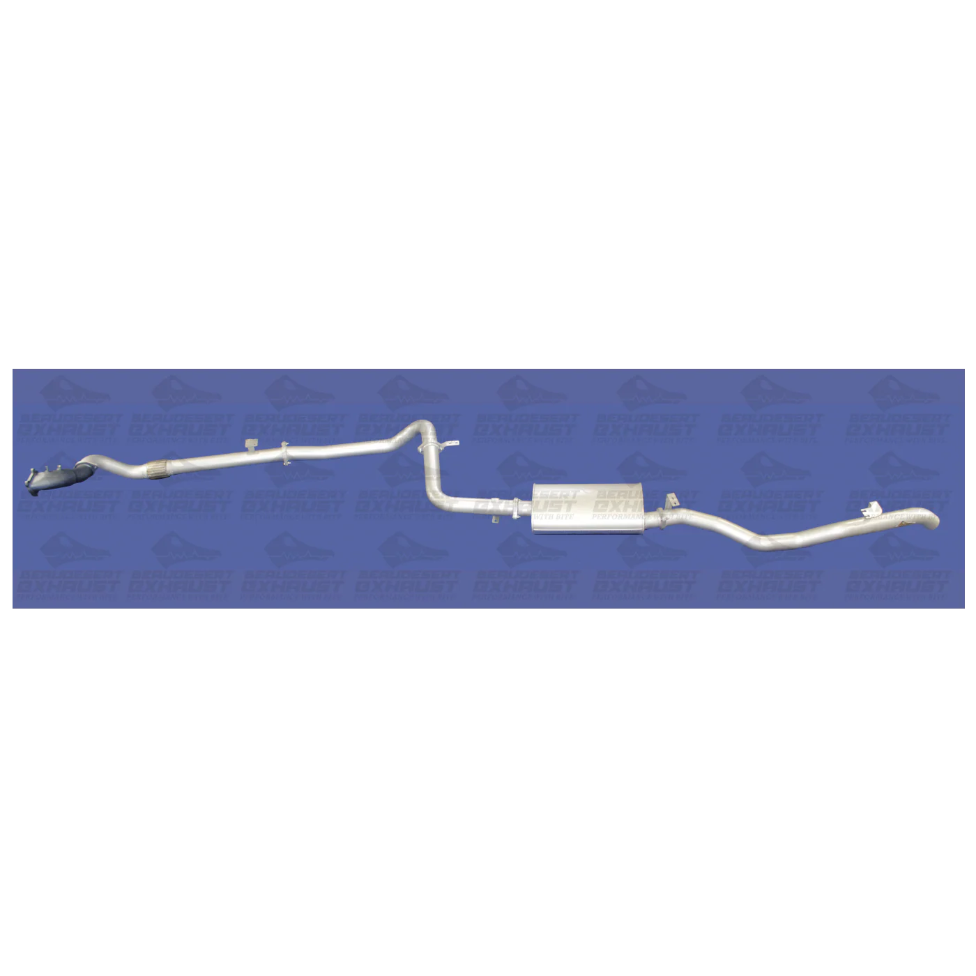 Beaudesert Exhaust - Suitable for TOYOTA LANDCRUISER 1998-2007 3″ 78 Series Troop Carrier 4.2L Turbo Diesel Exhaust - Image 2