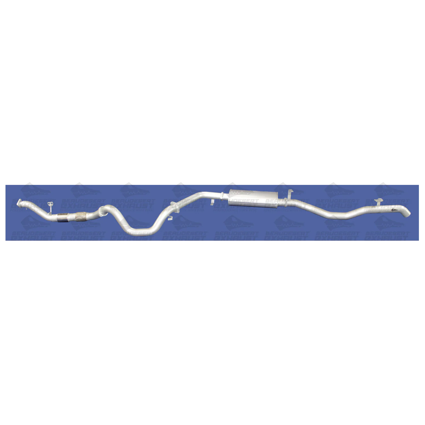 Beaudesert Exhaust - Suitable for TOYOTA LANDCRUISER 2007-2016 70 Series Dual Cab 4.5L V8 Turbo Diesel - Image 2