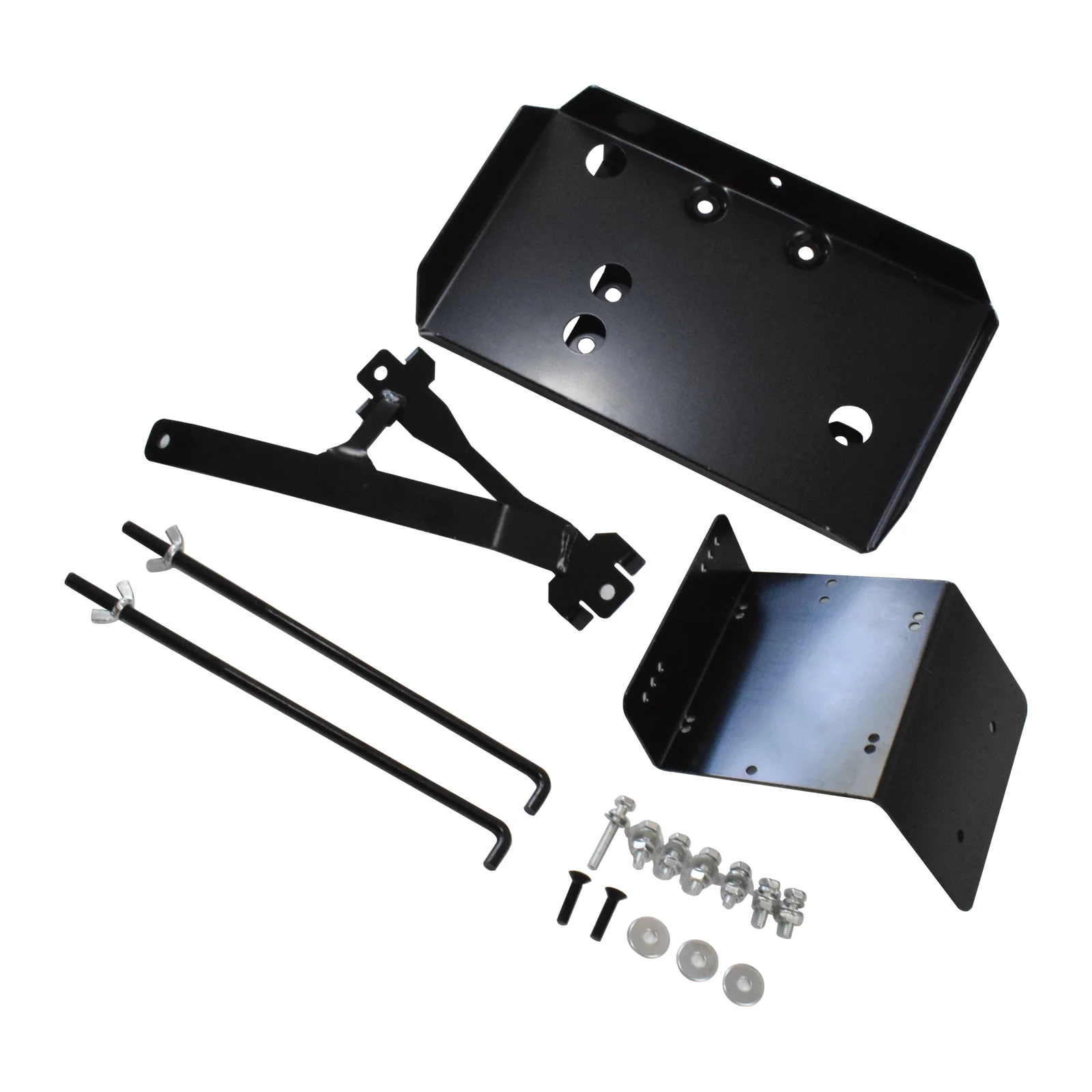 Black Dual Battery Tray Suitable For Toyota Hilux 2005-2015 SR 1KD-FTV 3.0L KUN26 KUN25 - Image 2