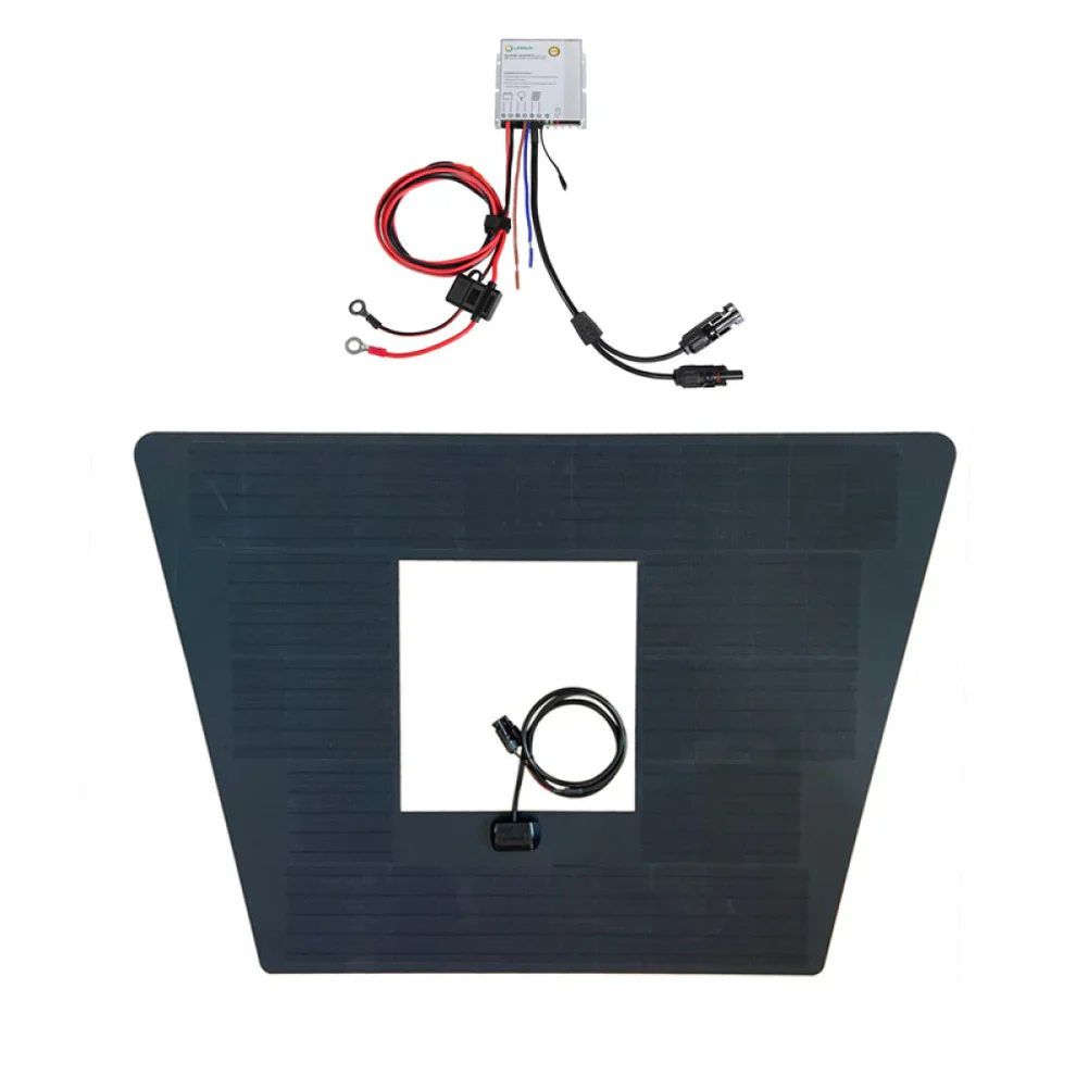 Bonnet Solar Panel - Suitable for Toyota Hilux 7th Generation (2005-2010) Diesel - 110-Watt - Image 3