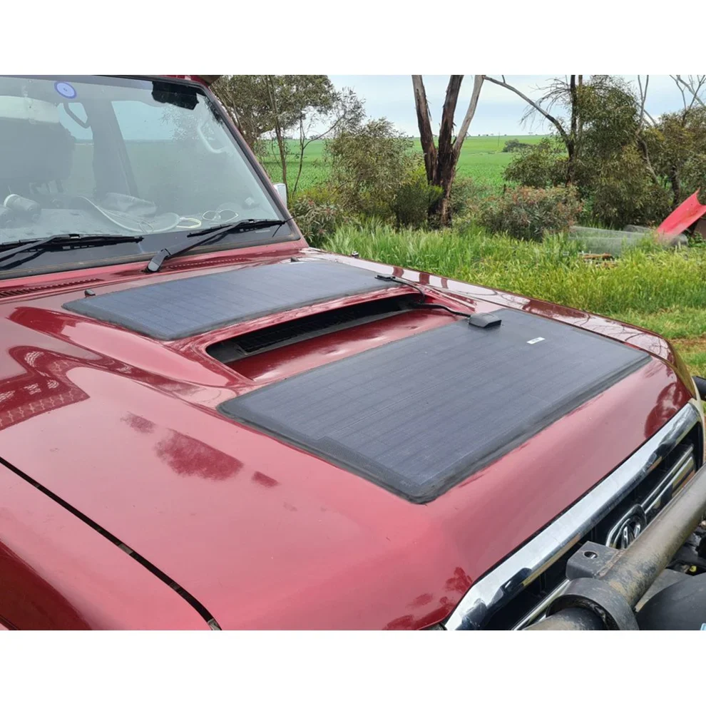Bonnet Solar Panel - Suitable for Toyota Landcruiser 70 Series (VDJ76) 85-Watt (50W & 35W) - Image 4