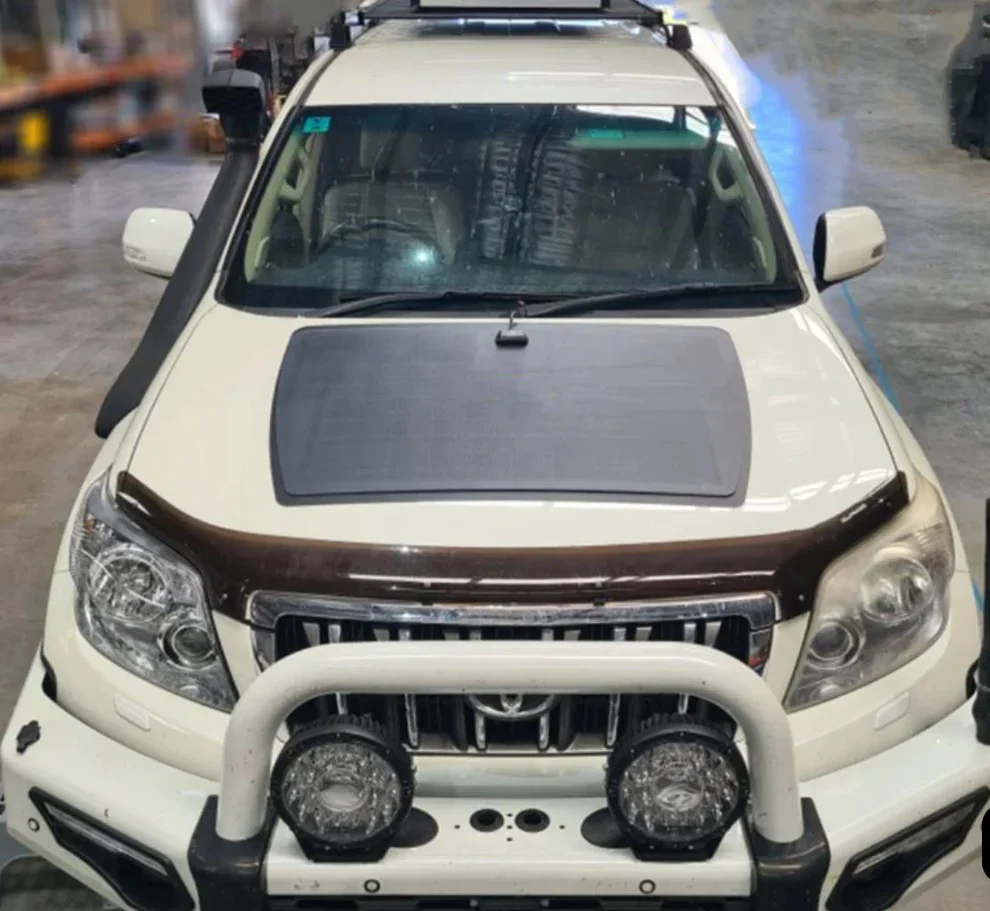 Bonnet Solar Panel - Suitable for Toyota Prado 90 and 120 Series (100-Watt) - Image 2