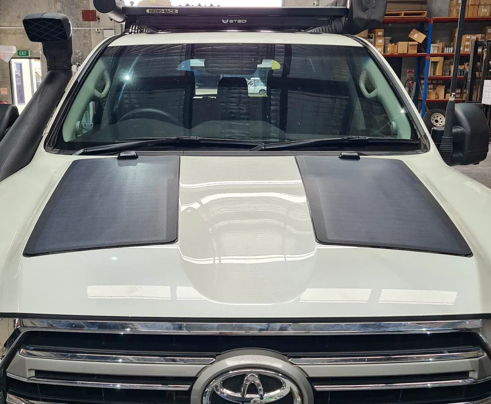 Bonnet Solar Panel - Suitable for Toyota Landcruiser LC200 - 100-Watt - Image 2