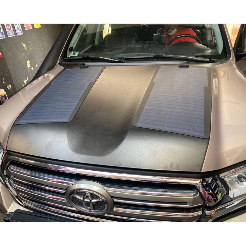 Bonnet Solar Panel - Suitable for Toyota Landcruiser LC200 - 100-Watt - Image 4