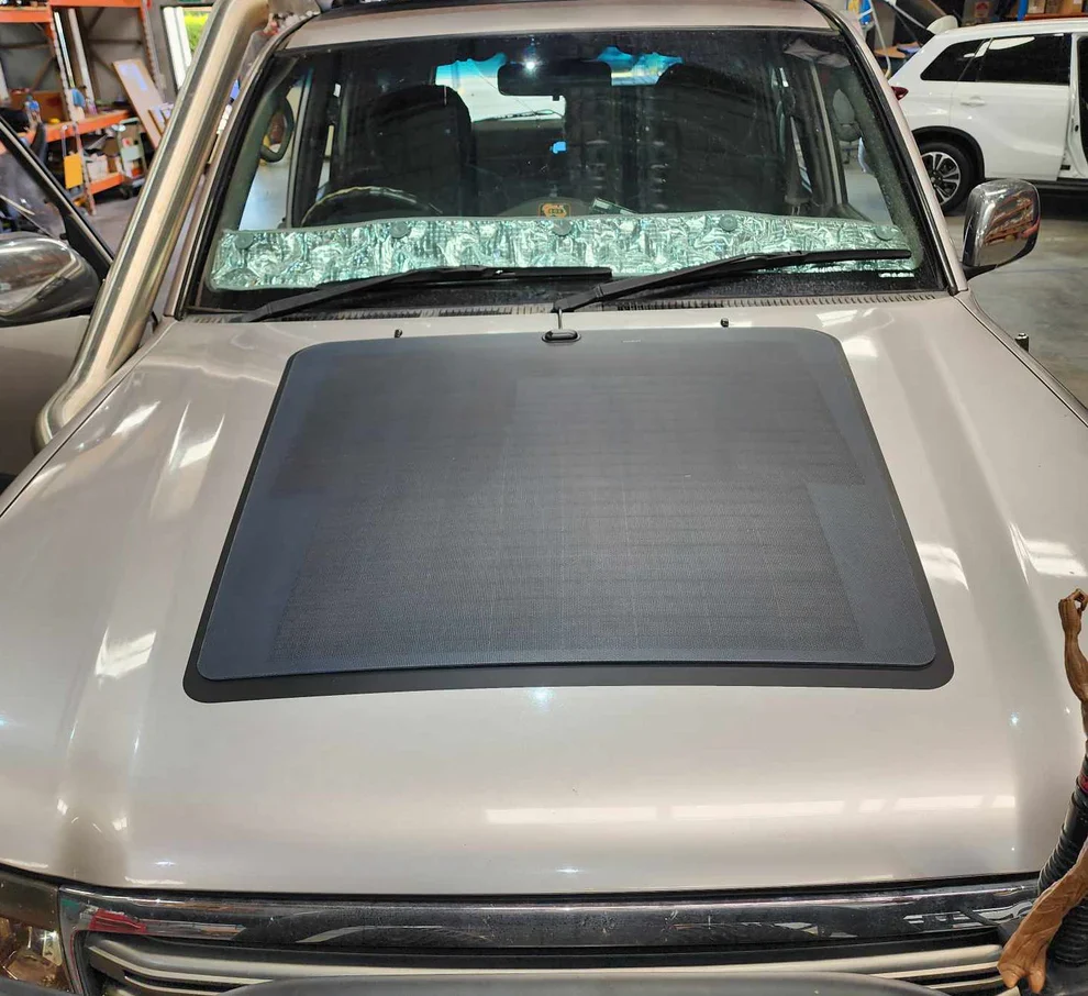 Bonnet Solar Panel - Suitable for Toyota Landcruiser 100 Series - 115-Watt - Image 4