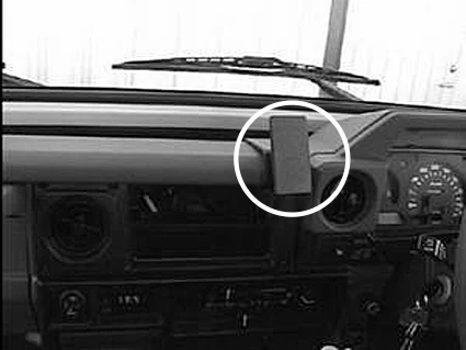 ClicOn Dash Mount - Suit 78 Series Troopy 84-07 - Angled Mount (652758) - Image 2