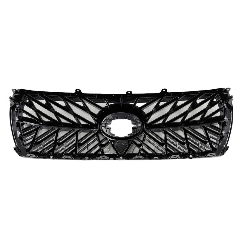 Front Grille Gloss Black With Chrome - Suitable For Toyota Landcruiser 200 Series LC200 (2007-2015) - Image 2