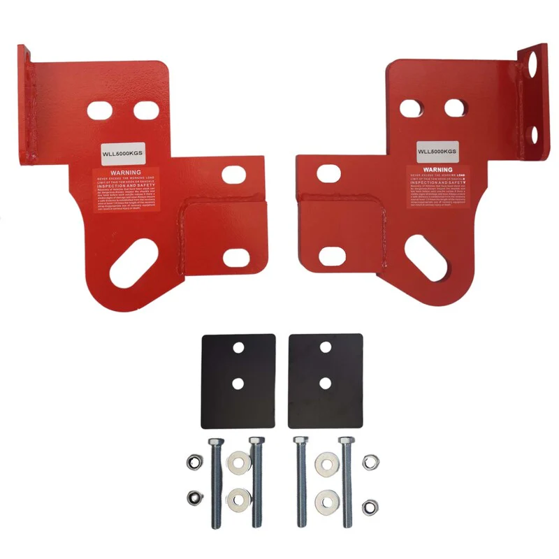Front Recovery Tow Point Set - Suitable For Toyota Hilux N80 GUN Series Revo (2015-2022) - Image 3