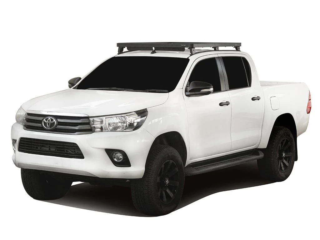 Toyota Hilux N80 (Revo) DC (2016-Current) Track AND Feet Slimline II Roof Rack Kit