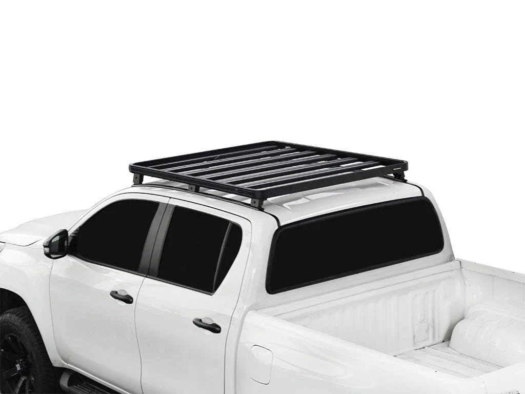 Toyota Hilux N80 (Revo) DC (2016-Current) Track AND Feet Slimline II Roof Rack Kit - Image 2