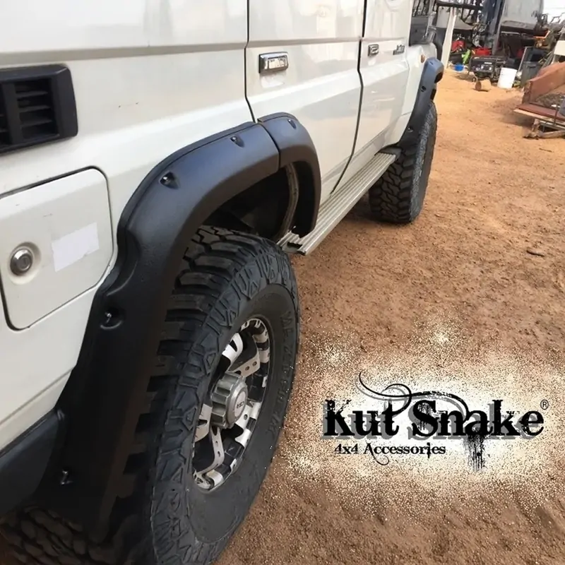 Kut Snake Flares Front & Rear ABS Kit Full Set - Suitable for Toyota Landcruiser 76 Series 2007-2023 (Code #10) - Image 3