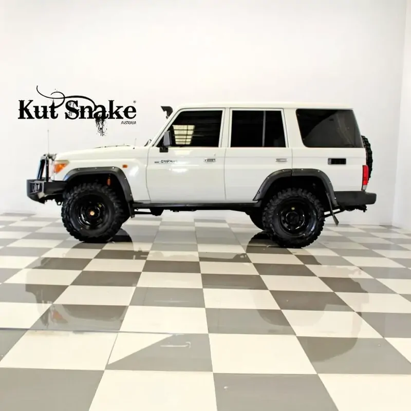 Kut Snake Flares Front & Rear ABS Kit Full Set - Suitable for Toyota Landcruiser 76 Series 2007-2023 (Code #10) - Image 4