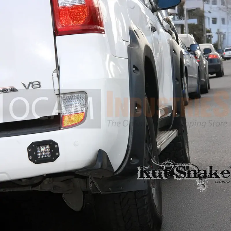 Kut Snake Flares Front & Rear Set - Suitable for Toyota Landcruiser 200 Series ABS, Texture Finish (Code #38) - Image 8