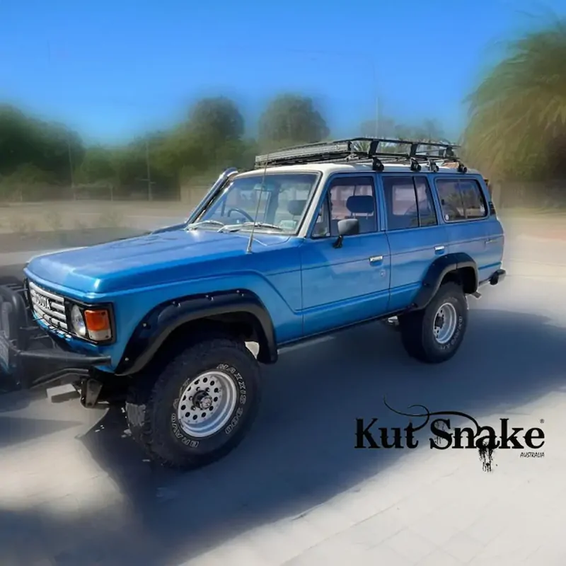 Kut Snake Flares Front & Rear Set - Suitable for Toyota Landcruiser 60 Series, ABS (Code #57) - Image 3