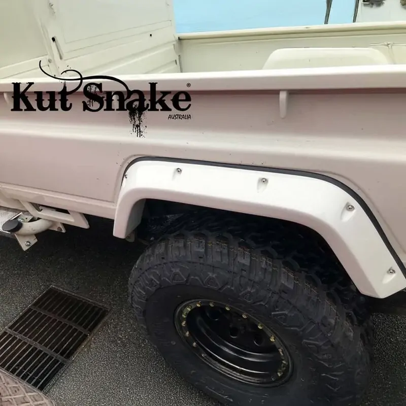 Kut Snake Flares Front & Rear Set - Suitable for Toyota Landcruiser 79 Series Single Cab Well Body Complete Set (Code #10/40) - Image 10