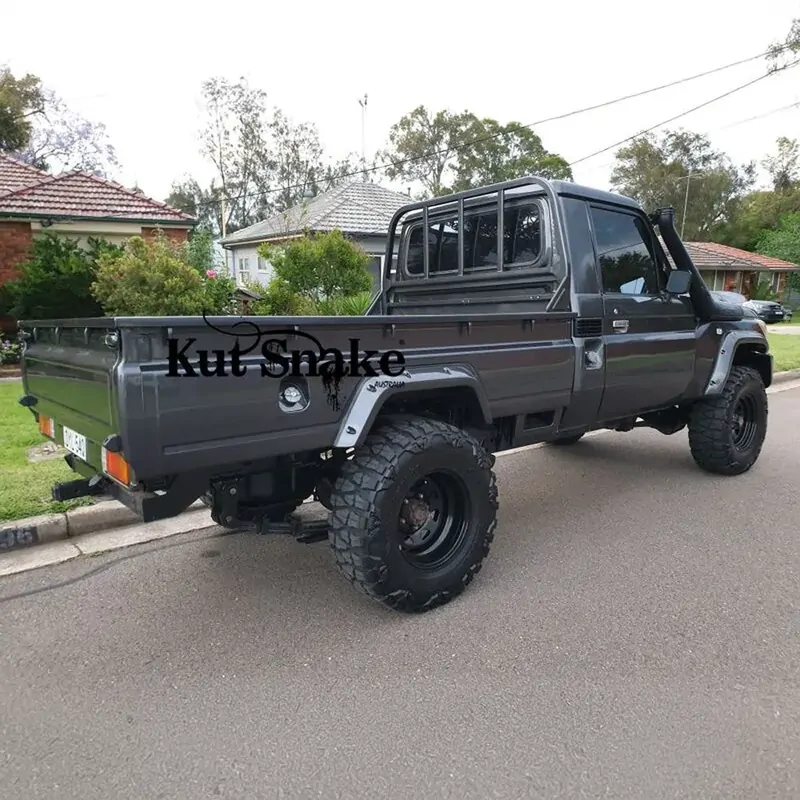 Kut Snake Flares Front & Rear Set - Suitable for Toyota Landcruiser 79 Series Single Cab Well Body Complete Set (Code #10/40) - Image 4