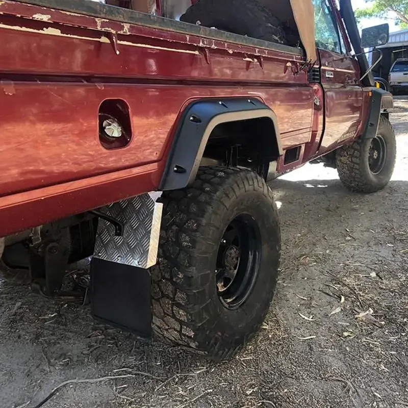 Kut Snake Flares Front & Rear Set - Suitable for Toyota Landcruiser 79 Series Single Cab Well Body Complete Set (Code #10/40) - Image 6