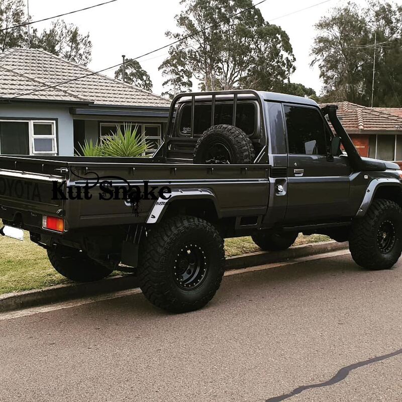 Kut Snake Flares Front & Rear Set - Suitable for Toyota Landcruiser 79 Series Single Cab Well Body Complete Set (Code #10/40) - Image 8