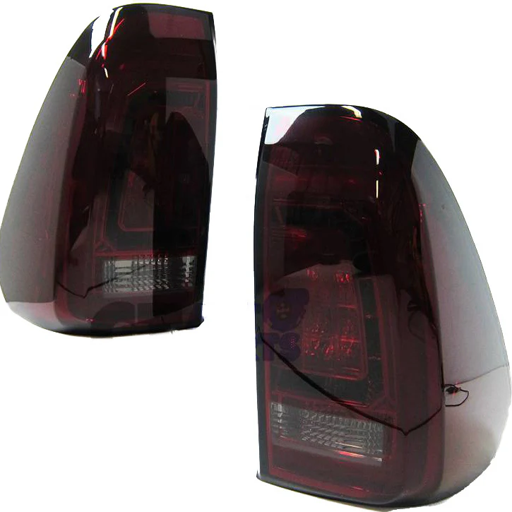 Smoke Red LED 3D Tail Lights Fit For Toyota Hilux REVO SR5 VIGO (2015-2020) - Image 2