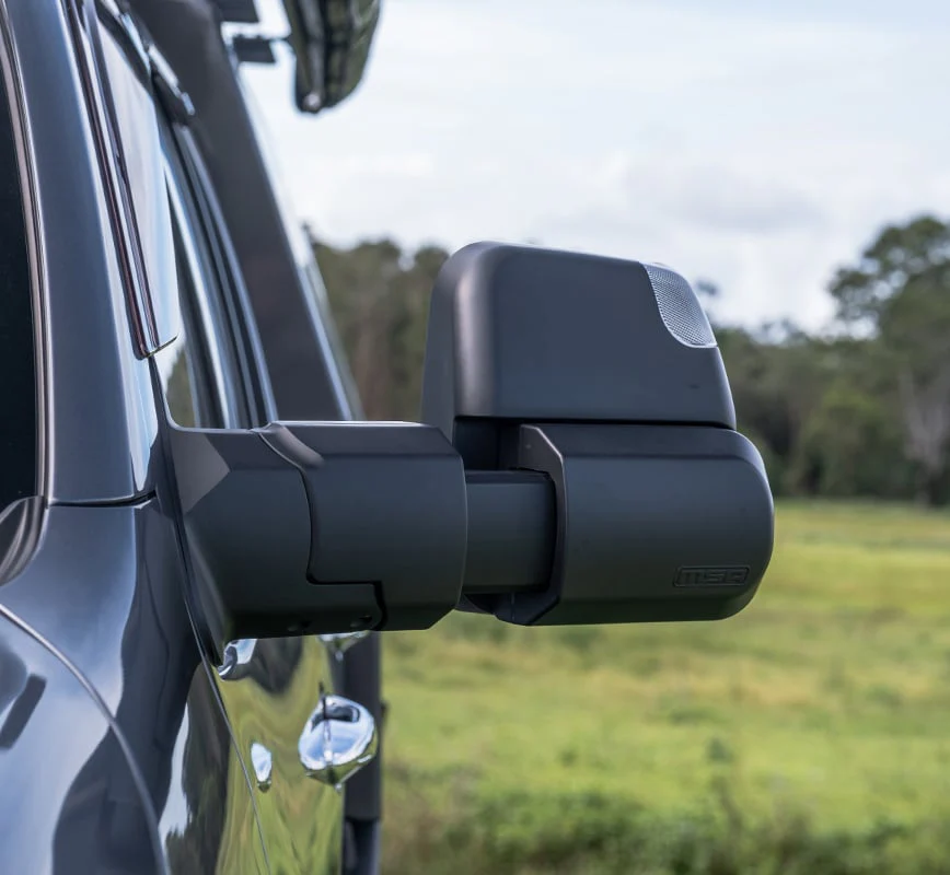MSA 4x4 POWER FOLD™ Towing Mirrors - suitable for Landcruiser 200 Series 08/2015-07/2021 (Black, Electric, Heated, Indicators, BSM, Power Fold, Memory*, Camera Provision) - TM354 - Image 11