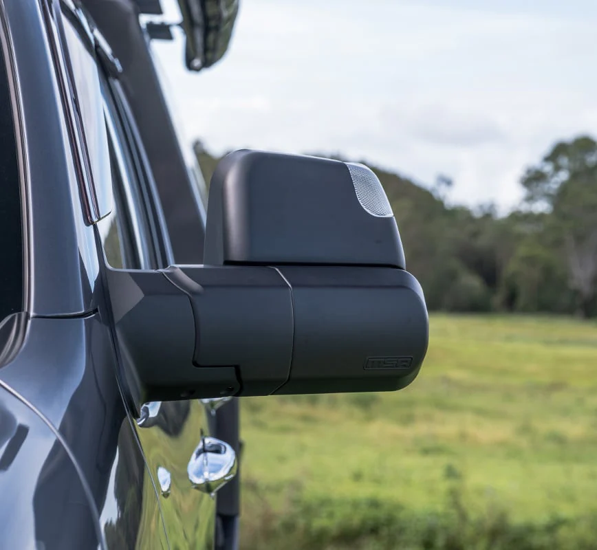 MSA 4x4 POWER FOLD™ Towing Mirrors - suitable for Landcruiser 200 Series 08/2015-07/2021 (Black, Electric, Heated, Indicators, BSM, Power Fold, Memory*, Camera Provision) - TM354 - Image 12