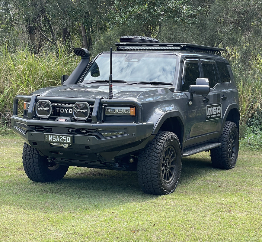 MSA 4x4 POWER FOLD™ Towing Mirrors - Suitable for Prado 250 Series 08/2024 - Current (Black, Electric, Heated, Indicators, BSM, Power Fold, Camera Provision, Puddle Light, Memory, Exit Assist) - TM2452 - Image 2