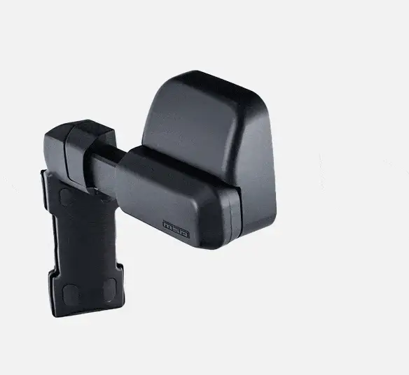 MSA 4x4 Towing Mirrors - suitable for Landcruiser 70-79 Series 1984-Current (Black, Manual) - TM400 - Image 2