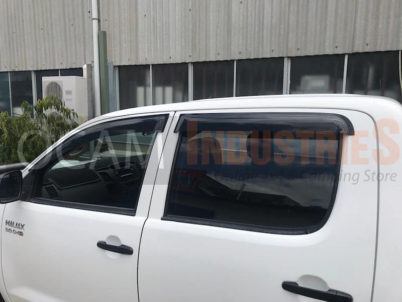 OCAM Weather Shields (4pce) - Suitable for use with N70 Hilux 2005-07/2011 Dual Cab - Image 3