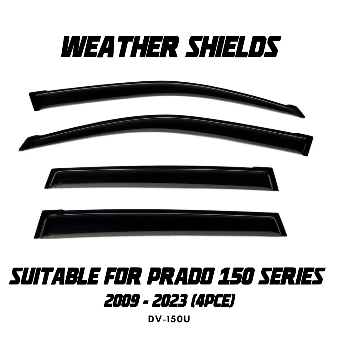OCAM Weather Shields & Bonnet Protector - To Suit Prado 150 Series 09/2017-2023 - Image 2