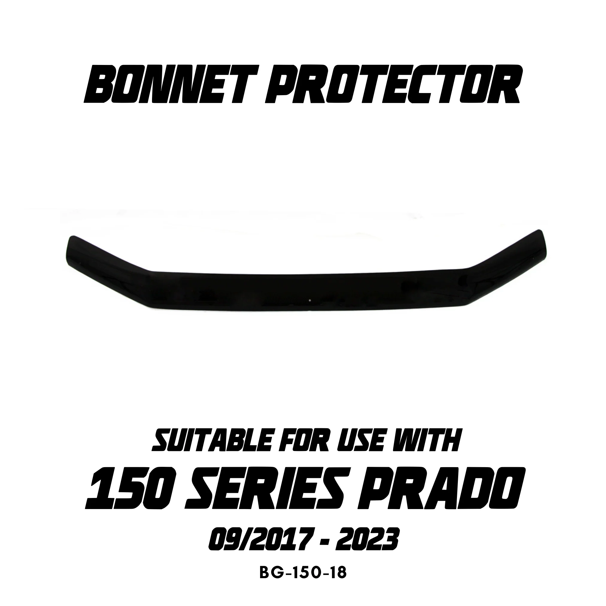 OCAM Weather Shields & Bonnet Protector - To Suit Prado 150 Series 09/2017-2023 - Image 3