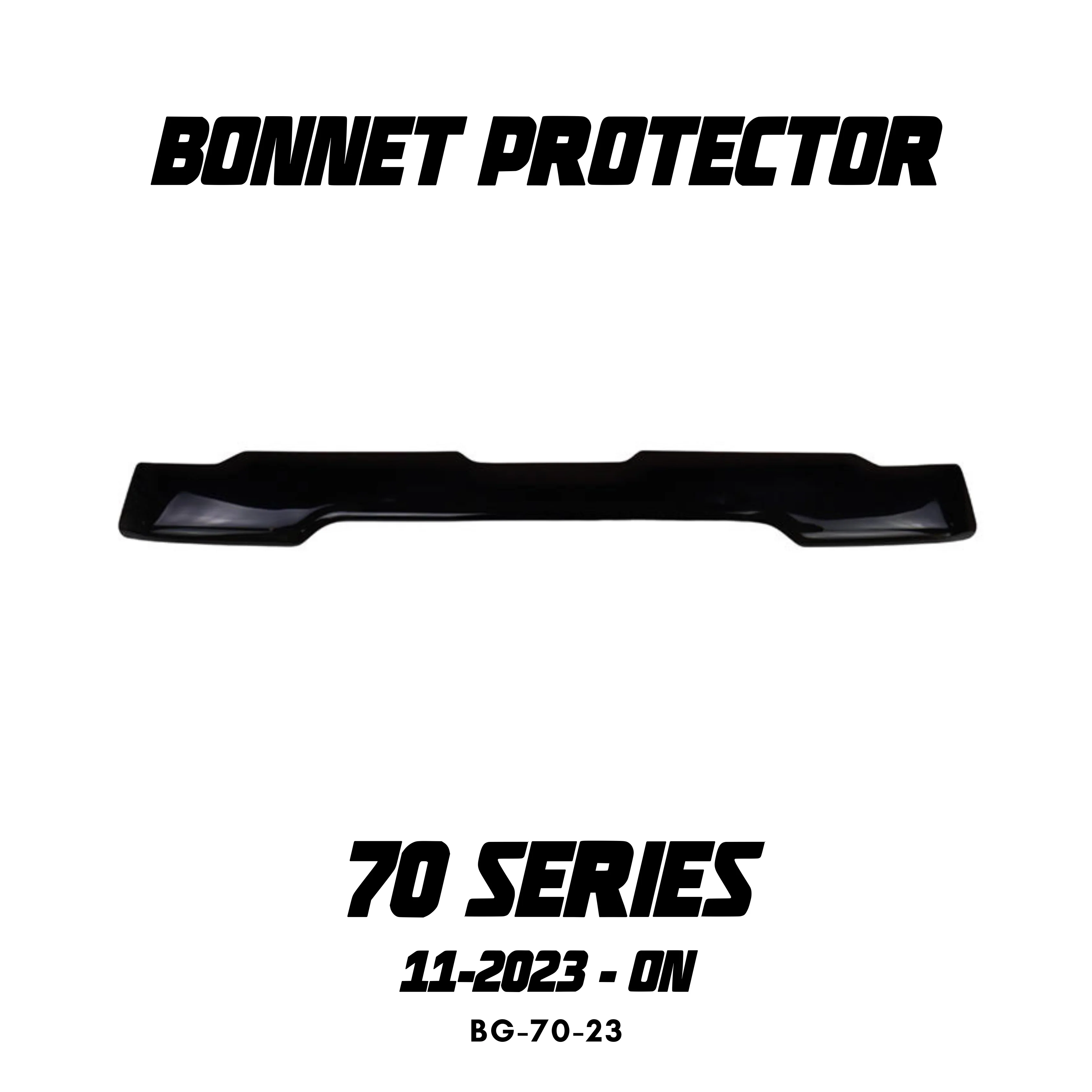 OCAM Weather Shields & Bonnet Protector - To Suit Single Cab 70 Series LandCruiser 11/2023-On - Image 3