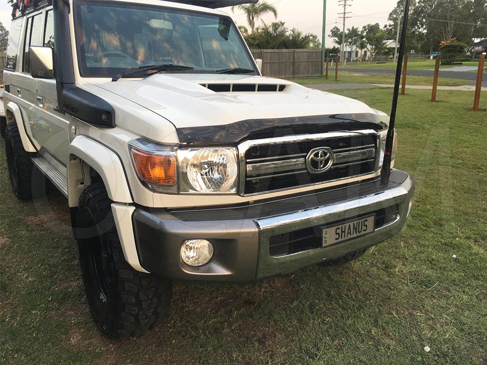 OCAM Weather Shields & Bonnet Protector - To Suit Single Cab 70 Series LandCruiser 2017-10/2023 - Image 12