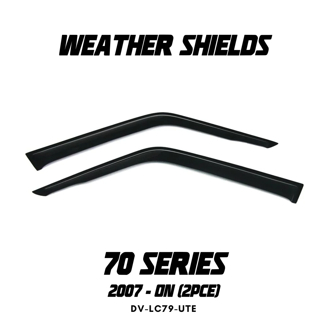 OCAM Weather Shields & Bonnet Protector - To Suit Single Cab 70 Series LandCruiser 2017-10/2023 - Image 2