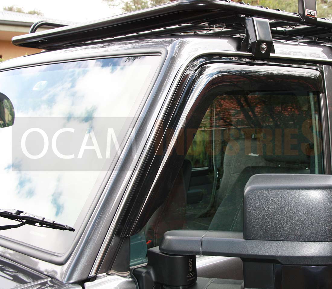 OCAM Weather Shields & Bonnet Protector - To Suit Single Cab 70 Series LandCruiser 2017-10/2023 - Image 3
