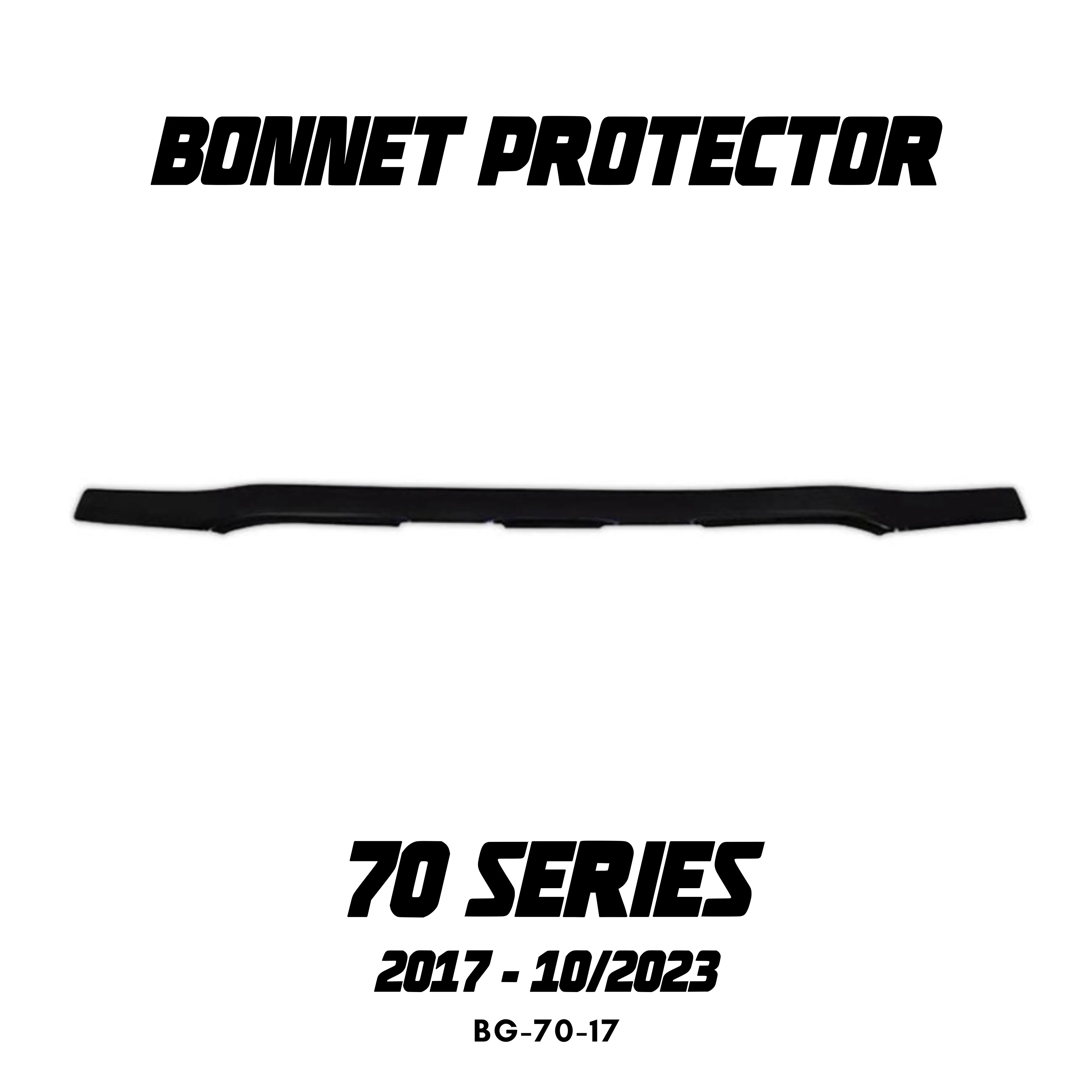 OCAM Weather Shields & Bonnet Protector - To Suit Single Cab 70 Series LandCruiser 2017-10/2023 - Image 7