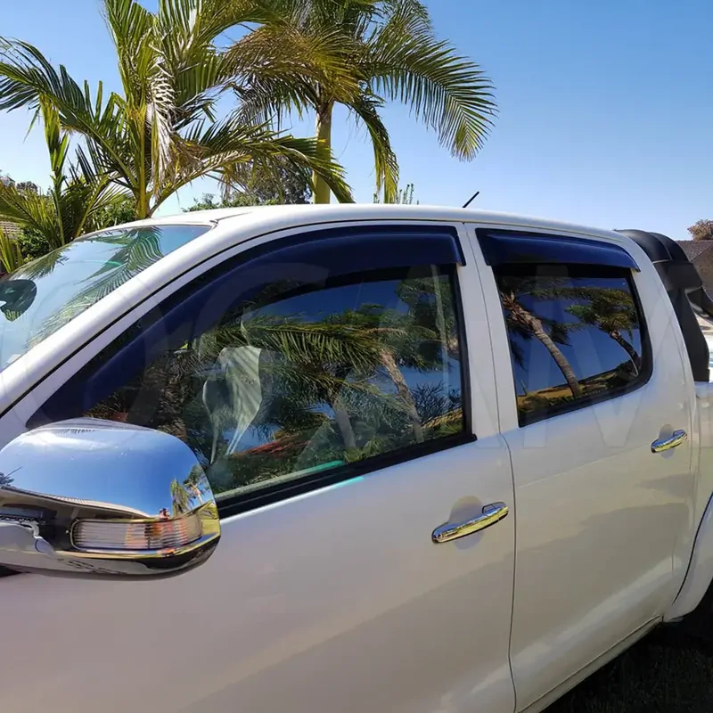 OCAM Weather Shields - Suitable for Toyota Hilux 2005-2015 Extra Cab SR SR5 Visors - Image 9