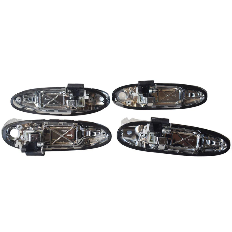 Outer Door Handle Kit (4Pce, Chrome) - Suitable For Toyota LandCruiser 100 Series (1998-2007) - Image 2