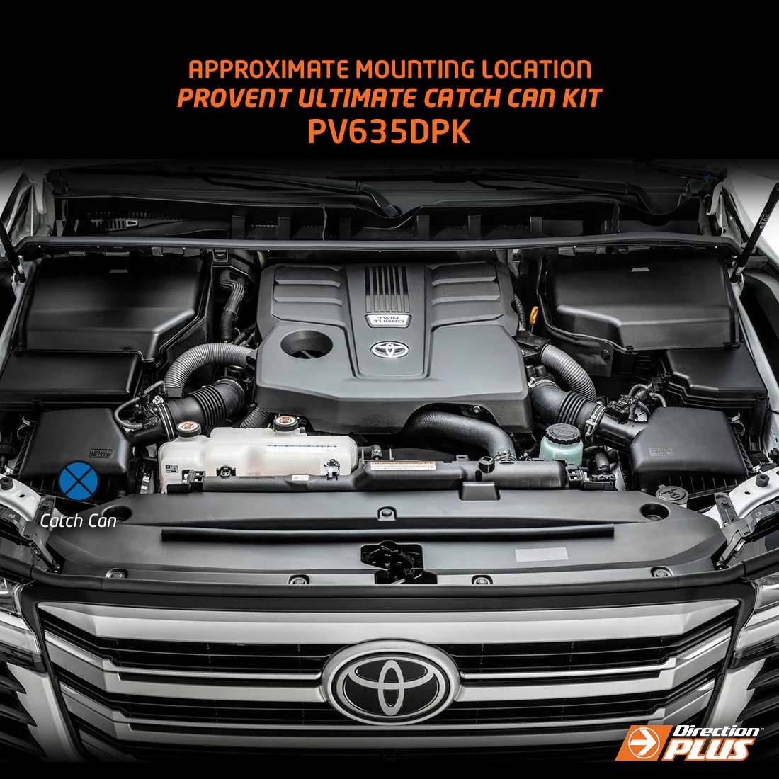 ProVent Catch Can Kit - Suitable for Landcruiser 300 Series (2022 - ON) - PV635DPK - Image 3