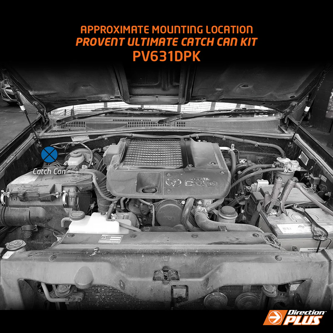 ProVent Catch Can Kit - Suitable for Prado 150 (2009-2015) - PV631DPK - Image 3