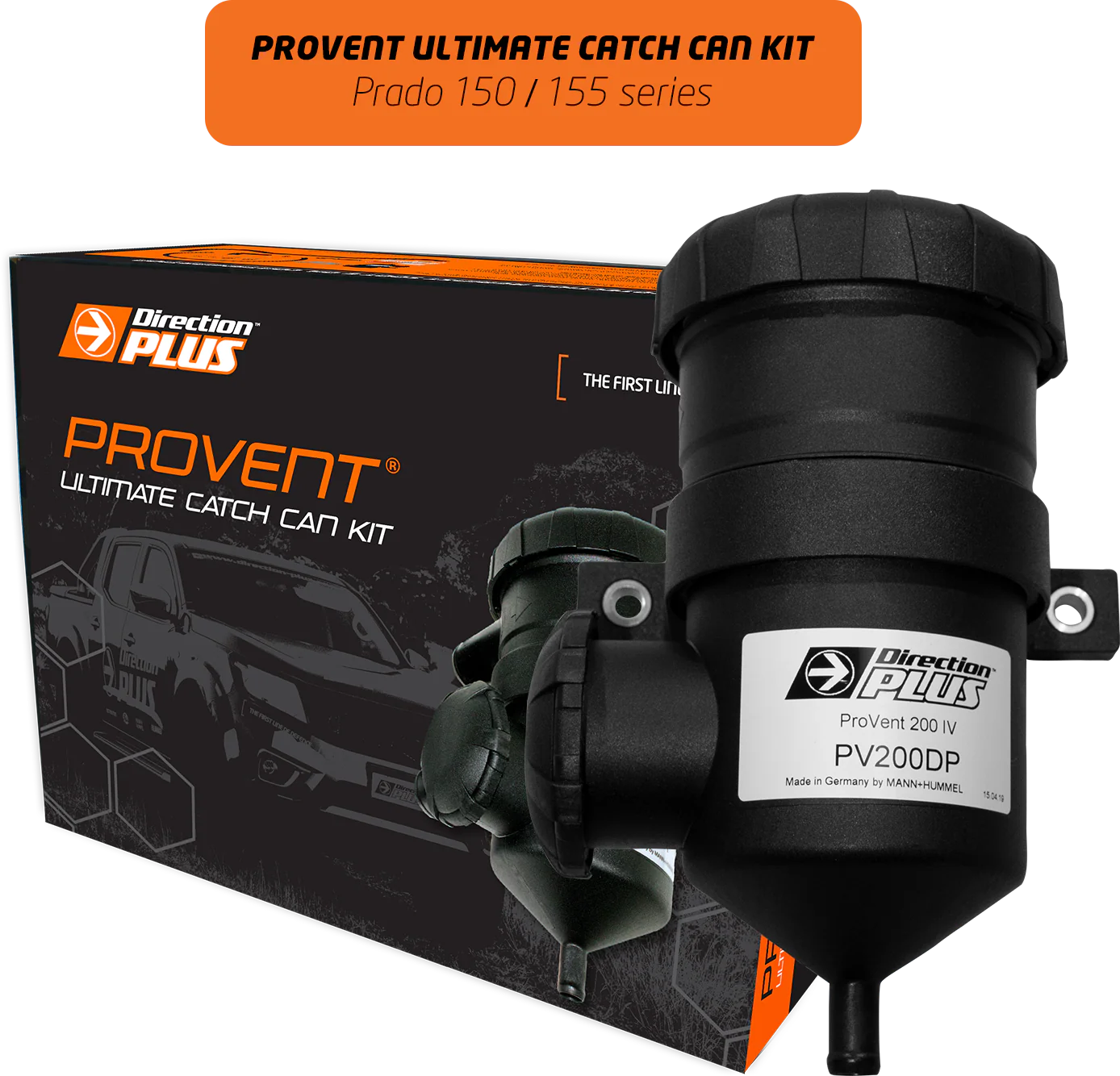 ProVent Catch Can Kit - Suitable for Prado 150 (2015-ON) - PV639DPK