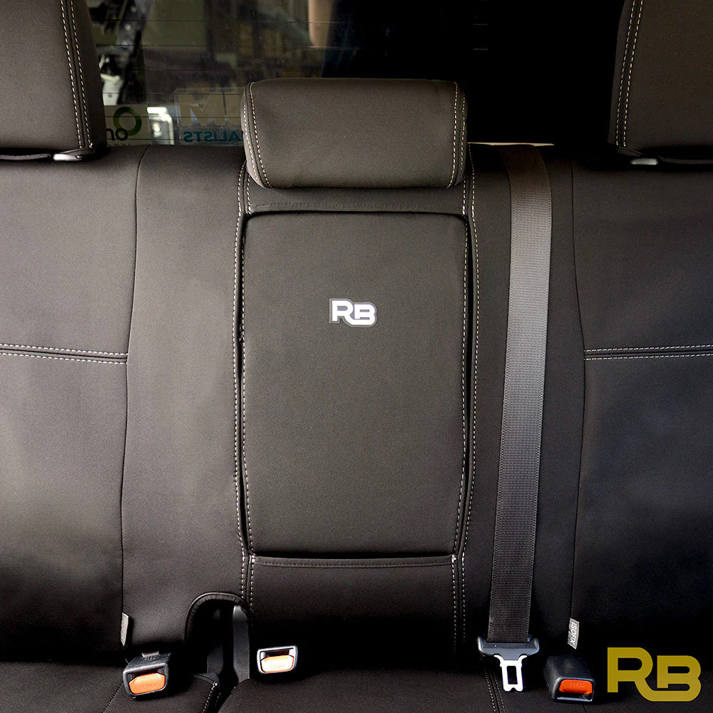 Razorback 4x4 - Toyota Hilux 8th Gen - Dual Cab - GP4 Neoprene Rear Row Seat Covers (In Stock) - Image 2